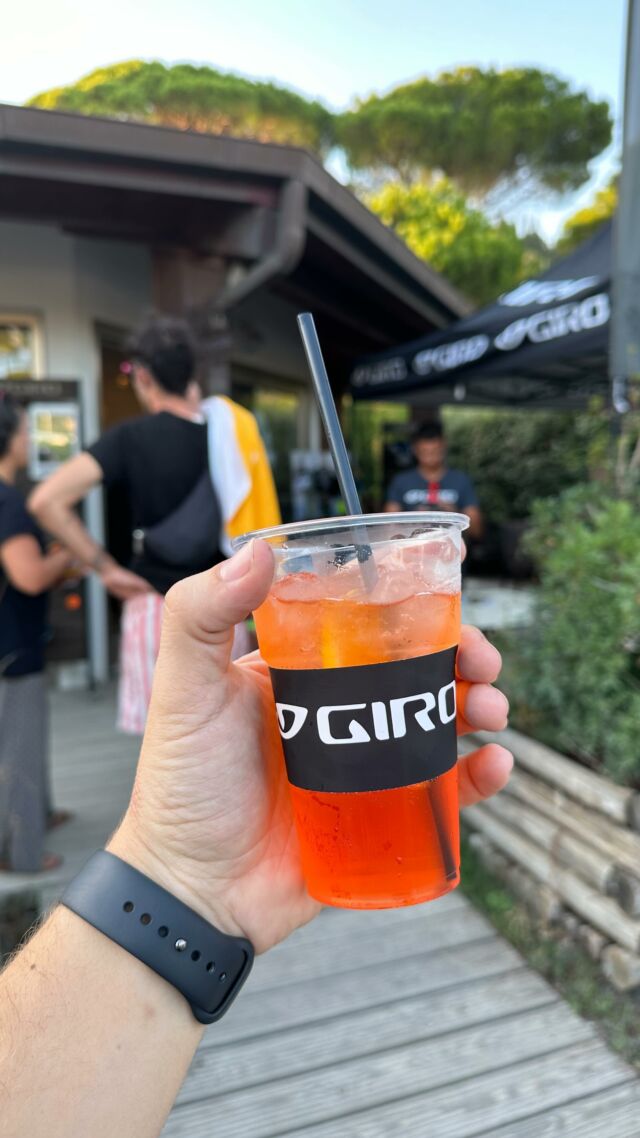 Spritz time with @girocycling @grinduro italia!
#giro #liveforthis #gravel #italy